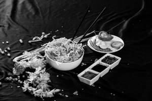 Veg Singapore Hakka Noodles