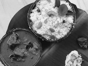 Ghee Rice + Chicken Curry Combo