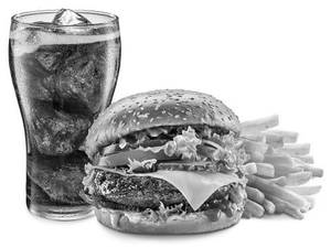 Burger + French Fries + Cold Drink