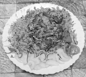 Leaf Mutton Biryani
