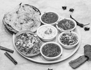 Gold Thali