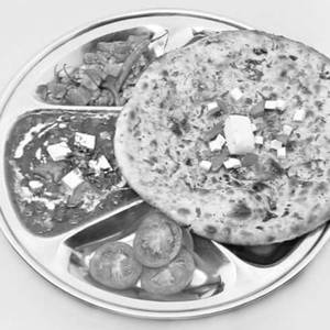 Aloo Naan Thali