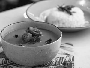 Kerala Rice With Mutton Curry
