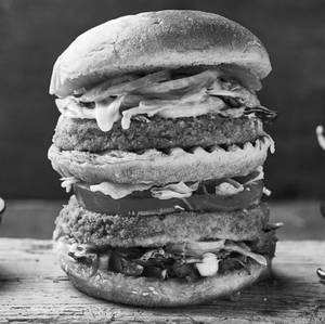 Double Panda Chicken Burger