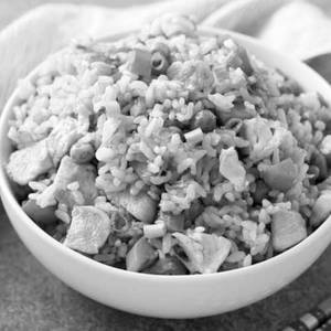 Egg Chicken Fried Rice