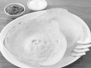 Appam Set (2 Piece) (coconut Milk Or Chana Masala)