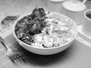 Egg Fried Rice + Chicken Manchurian Bowl Combo 