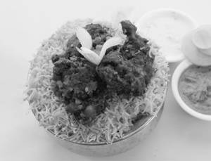 Chicken Lollipop Biryani