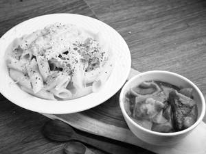 Chilli Beef with Beef Penne Pasta     