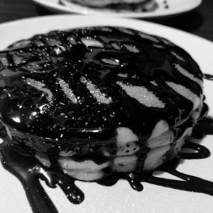 Boston Cream Pie Pancakes