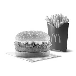 McVeggie Burger + Fries (L)