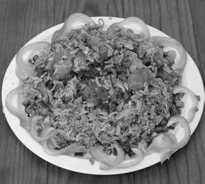 Veg Manchurian Fried Rice
