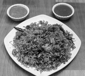 Schezwan Egg Fried Rice