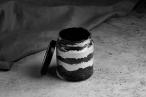 Creamy Chocolate Jar Cake
