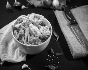 Chilly Garlic Fried Rice Chicken