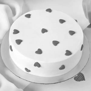 Tiny Heart Chocolate Cake