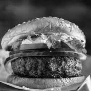 Lamb Patty Burger 