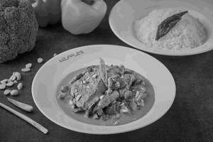 Thai Green Curry With Rice (Fish)