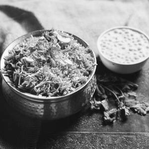 Sabji Biryani with Raita