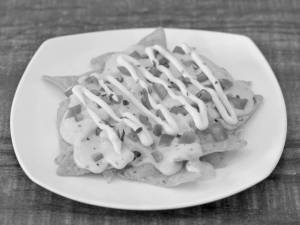 Veg Cheese Nachos