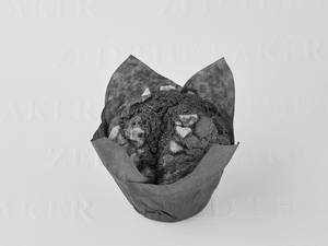 Triple Chocolate Walnut Muffin
