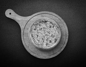 Achari mushroom pizza