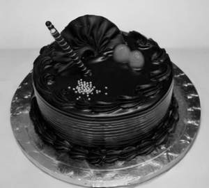 100%  Pure Dark Chocolate Cake 1lbs (600grm)