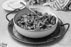 Steamed spinach