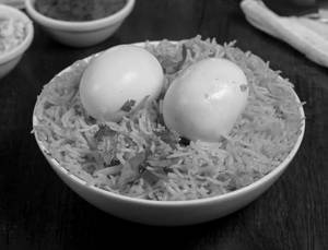 Double Egg Biryani With Alu