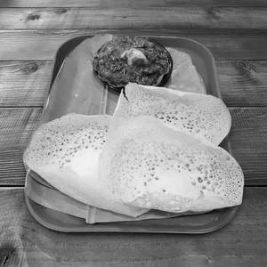 3 Appam+ Egg Roast