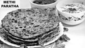Methi Paratha (tawa)