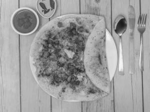 Onion Tomato Uttapam