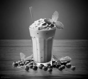 Blackcurrant Milkshake