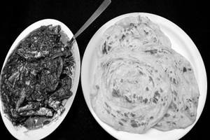 Kerala Porotta (2 Pcs) + Crab Roast