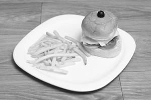 Aloo Tikka Cheese Burger