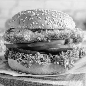 Hot And Crispy Chicken Burger