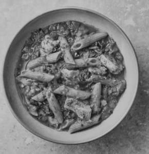 Chicken penne arrabiata