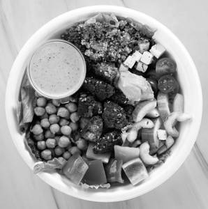 Falafel Hummus Bowl (v/nv)