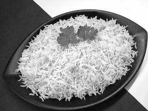 Plain rice