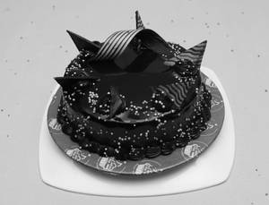 layer chocolate truffle cake
