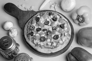 7" Regular All The Vegetables Pizza