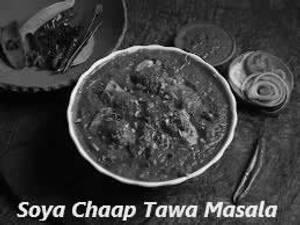 Soya Chaap Tawa Masala