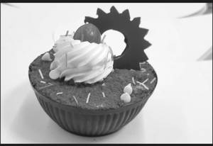 Red Velvet Chocolate Cup Pastry