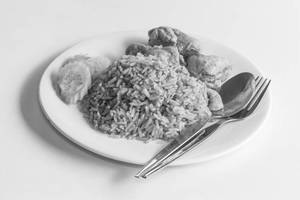 Chicken Gravy Biryani Half  With Water 500Ml