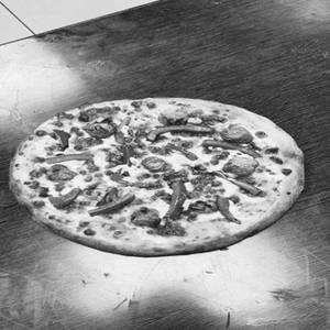 Capsicum With Soyabean Pizza
