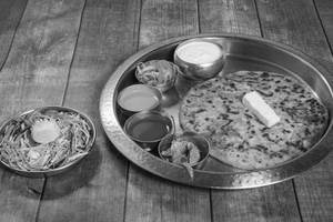 Tomato Cheese Paratha