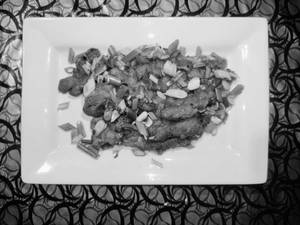 Chilly Garlic Fish Dry (basa)