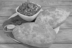 Chole Bhature + Lassi