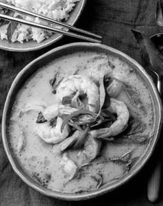 Tiger Prawns Green Thai Curry