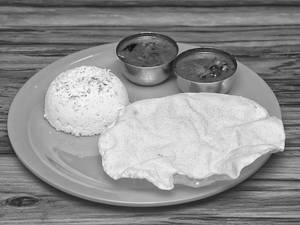 Rice Puttu Curry